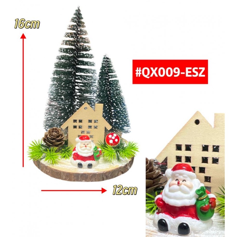 SANTA EN EL BOSQUE #QX009-ESZ
