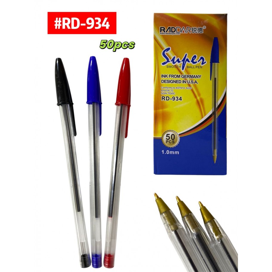 LAPICERO UNICOLOR 50pcs #RD-934