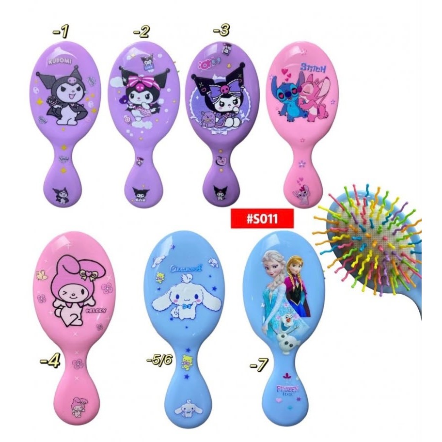 CEPILLO OVAL "P" SANRIO STITCH FROZEN #S011