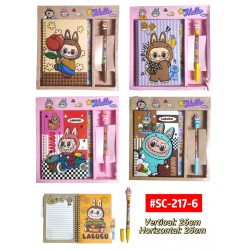 SET DE AGENDA LABUBU #SC-217-6 PROMO