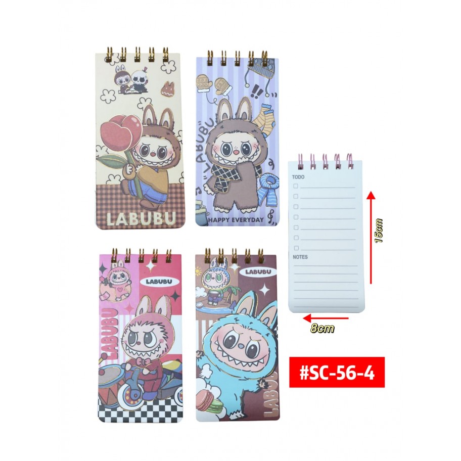 AGENDA LARGA LABUBU #SC-56-4