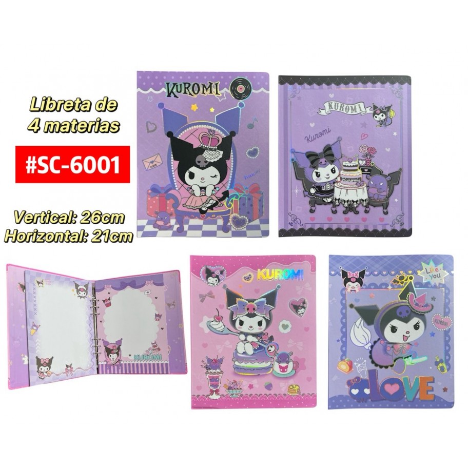 LIBRETA KUROMI #SC-6001