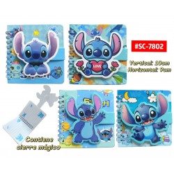 LIBRETA STITCH #SC-7802