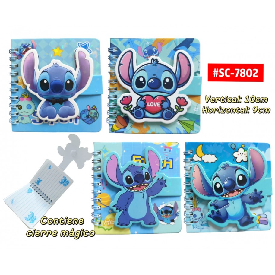 LIBRETA STITCH #SC-7802
