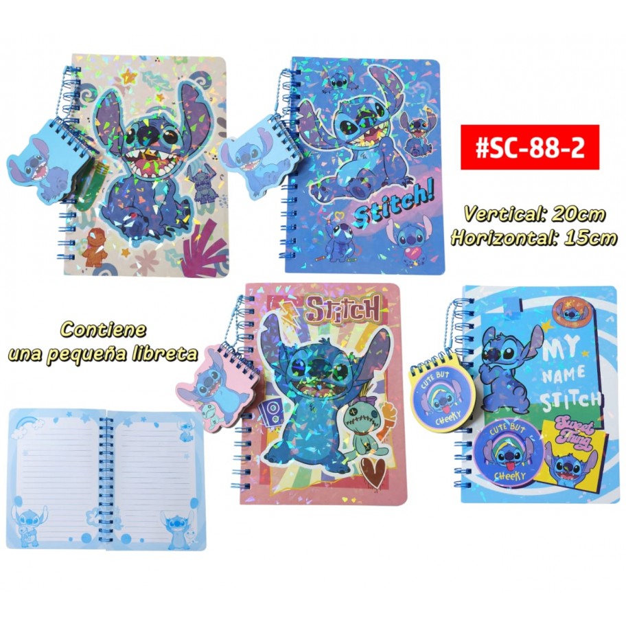 LIBRETA STITCH #SC-88-2