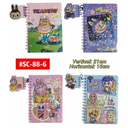 LIBRETA DOBLE LABUBU #SC-88-6 PROMO