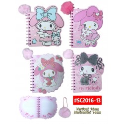AGENDA MELODY CON POMPOM #SC2016-13