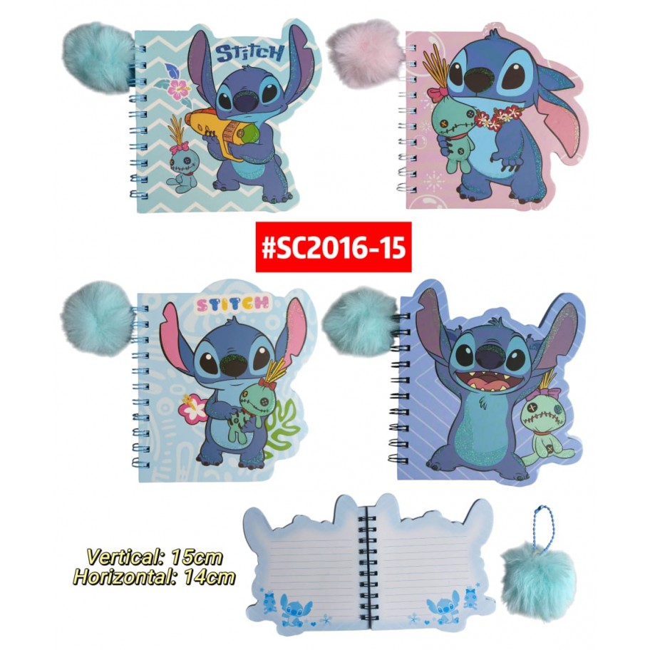 AGENDA STITCH CON POMPOM #SC2016-15