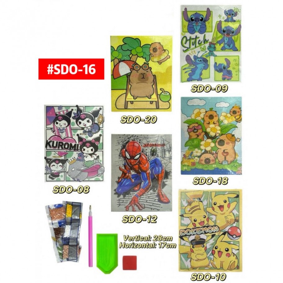 PINTURA DIAMANTE 24x30cm #SDO-16