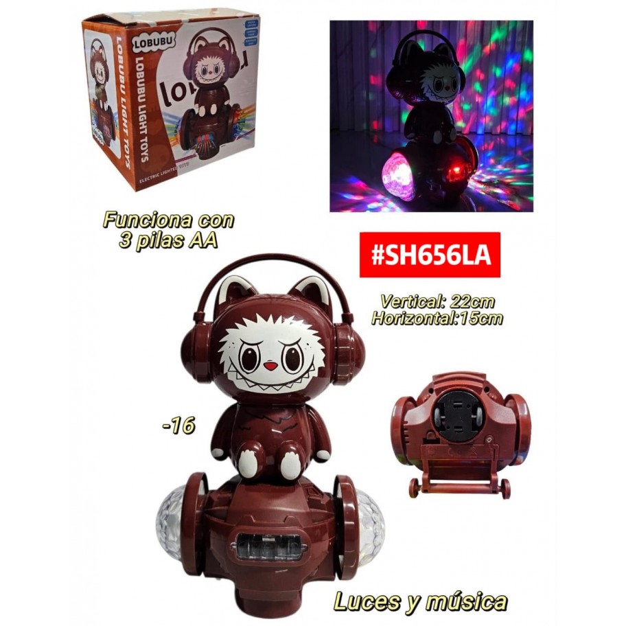 CARRITO CON LUCES Y MUSICA LABUBU #SH656LA PROMO