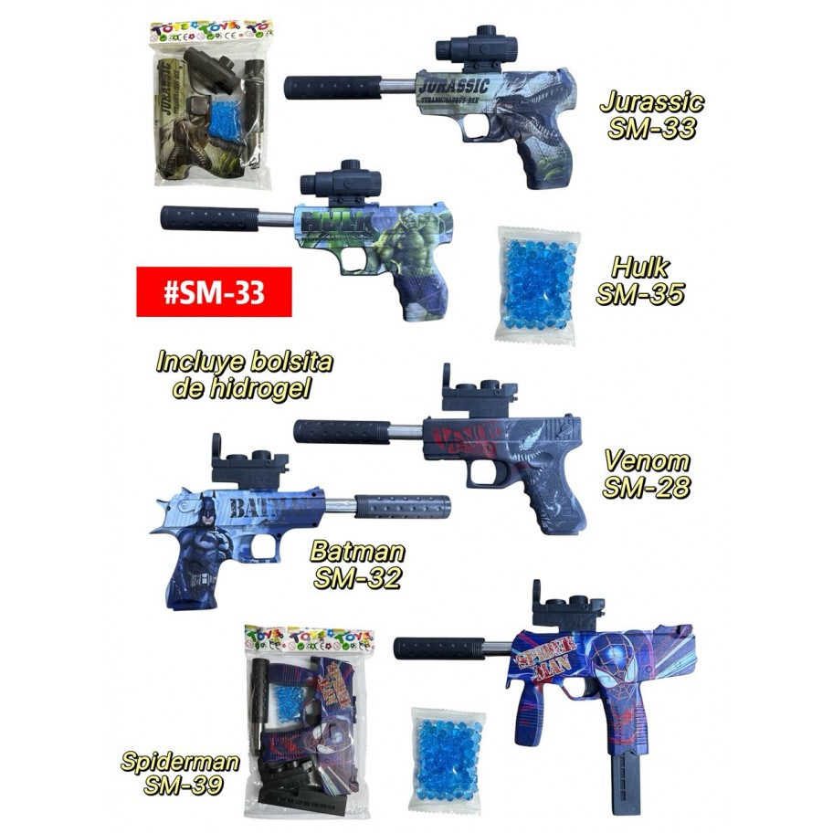PISTOLA HIDROGEL #SM-33