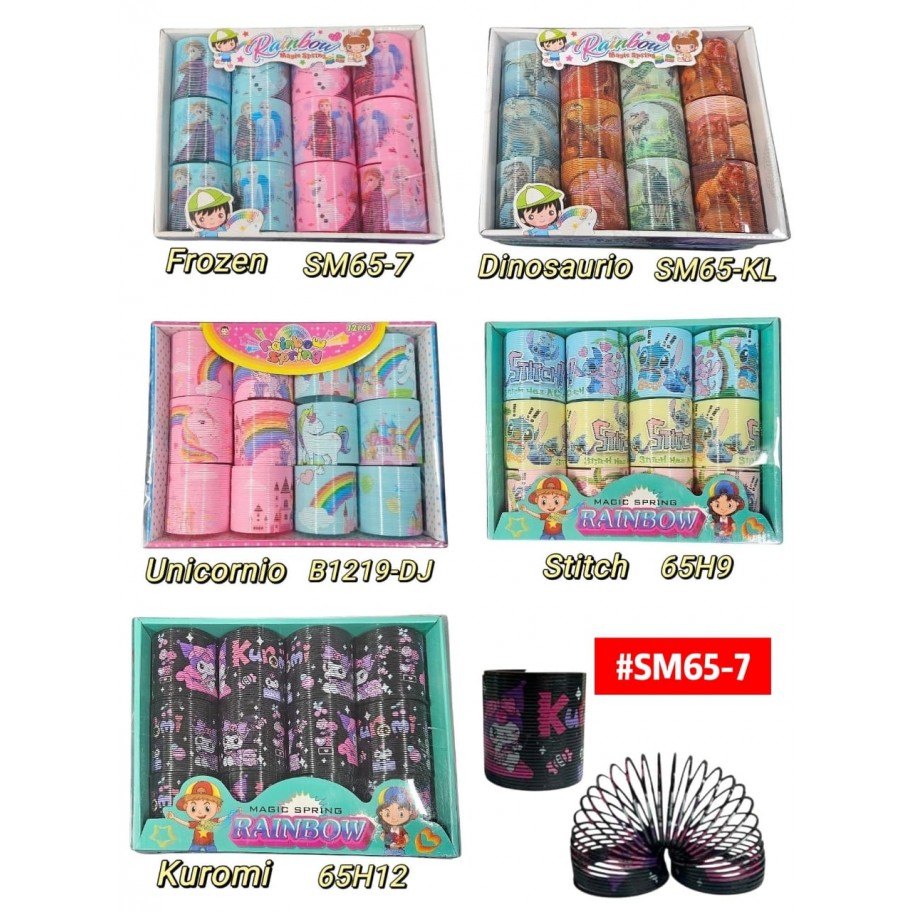RESORTE INFANTIL 12pcs #SM65-7