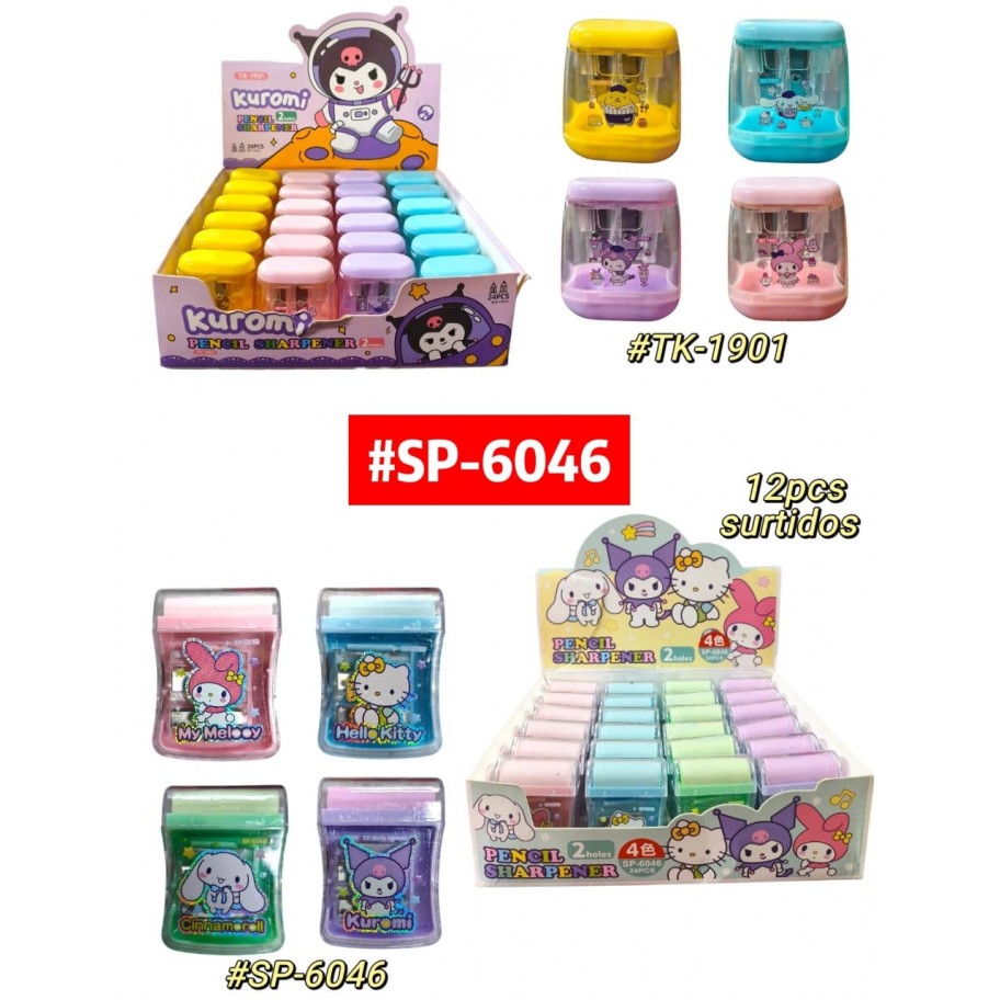 SACAPUNTAS DOBLE SANRIO *12 #SP-6046