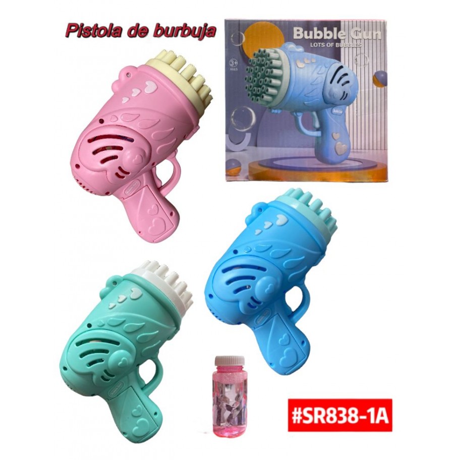 PISTOLA DE BURBUJAS #SR838-1A