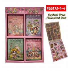 AGENDA CON STICKERS LABUBU #SS173-4-4 PROMO