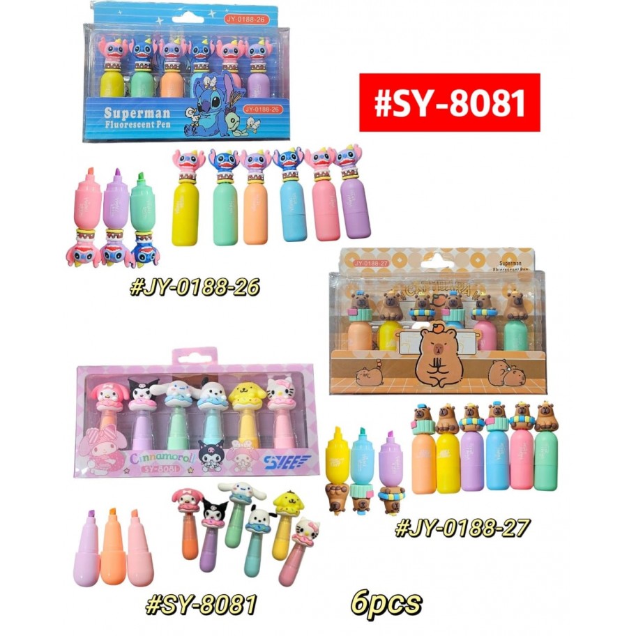 RESALTADORES 6uds #SY-8081 PROMO
