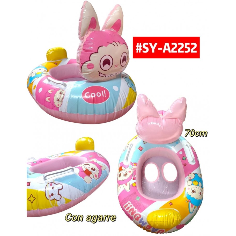 FLOTADOR CON AGARRE Y SONIDO LABUBU #SY-A2252 PROMO