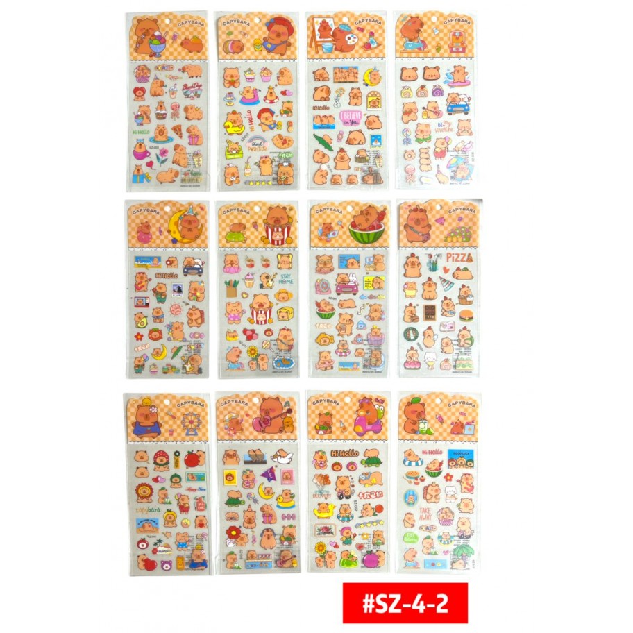 STICKERS CAPYBARA #SZ-4-2
