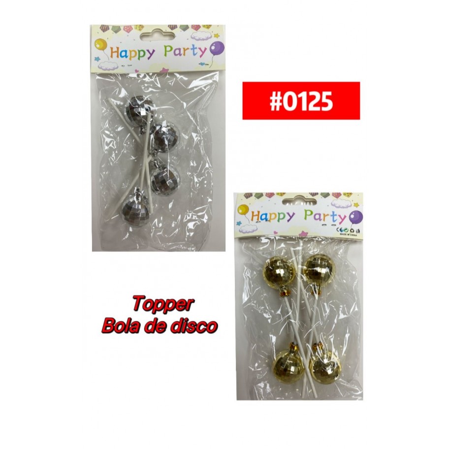 TOPPER BOLA DE DISCO #0125