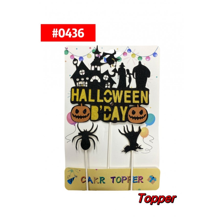 TOPPER DE HALLOWEEN 3pcs #0436 P.U