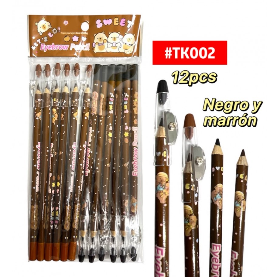 LAPIZ DE CEJAS *12 CAPYBARA #TK002