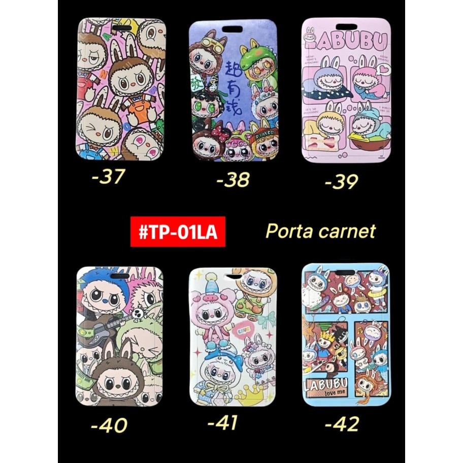 PORTA CARNET LABUBU #TP-01LA PROMO