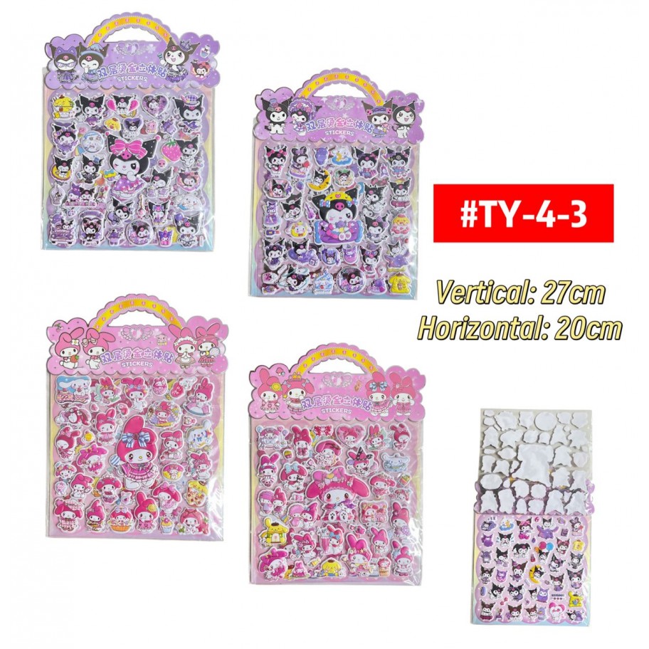 STICKERS KUROMI MELODY #TY-4-3
