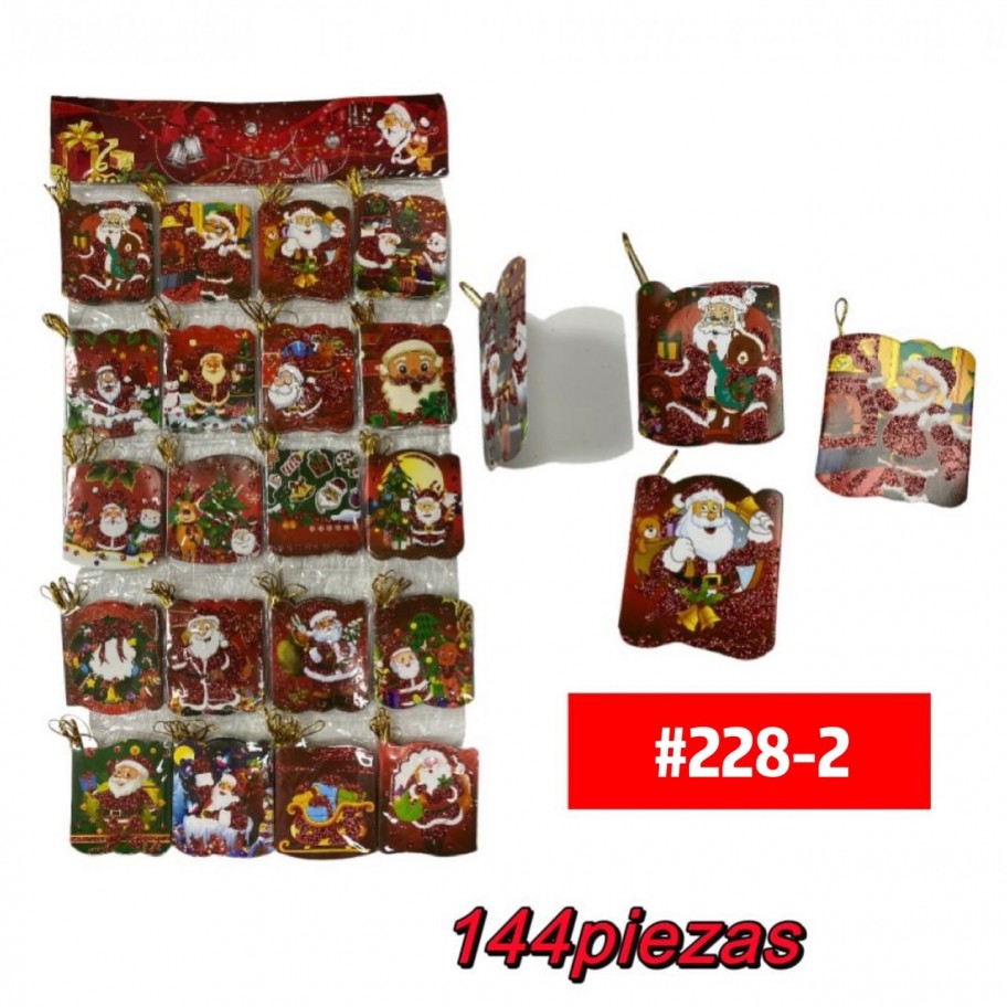 TARJETAS DE REGALO NAVIDEÑA 144uds #228