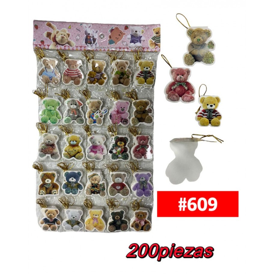 TARJETAS DE REGALO OSO 200uds #609