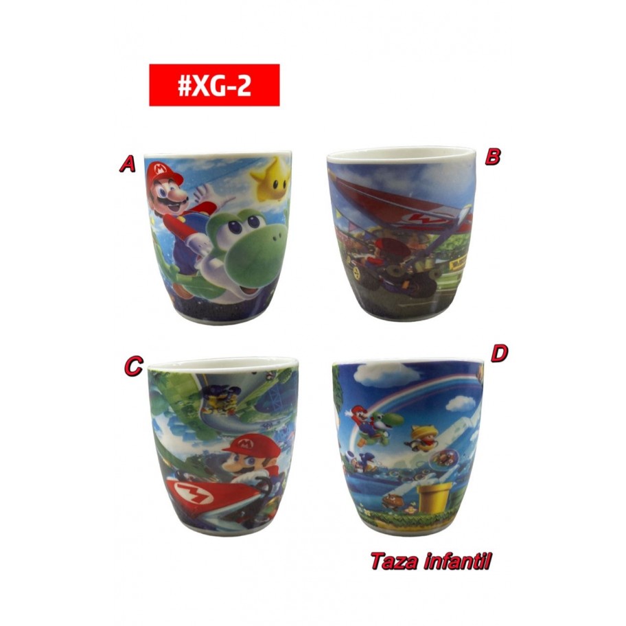 TAZA SUPER MARIO #XG-2