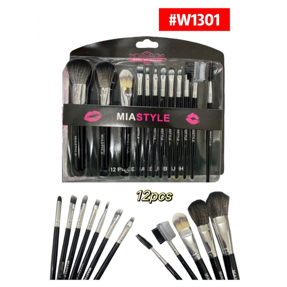 SET DE BROCHAS MIASTYLE 12pcs #W1301