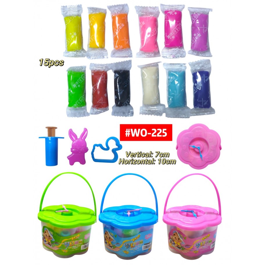 PLASTIDEDOS TOBITO RELOJ 15pcs #WO-225
