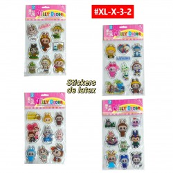 STICKERS LATEX LABUBU #XL-X-3-2 P.U