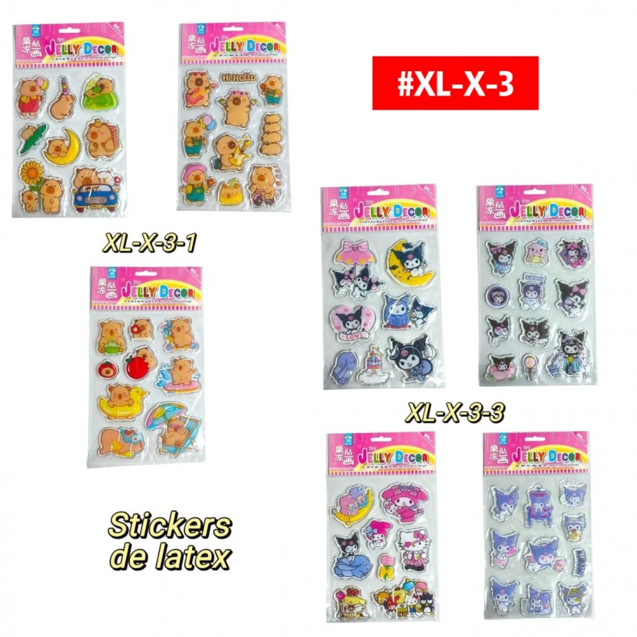 STICKERS LATEX CAPYBARA SANRIO #XL-X-3 P.U