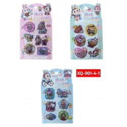STICKERS DE AGUA LABUBU #XQ-901-4-1 PROMO