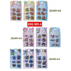 STICKERS DE AGUA CAPYBARA SANRIO STITCH #XQ-901-4