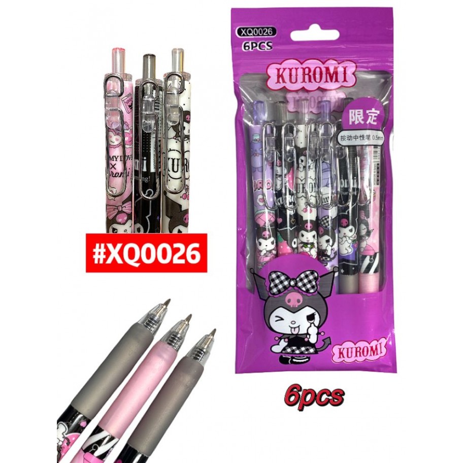 LAPICERO KUROMI 6uds #XQ0026