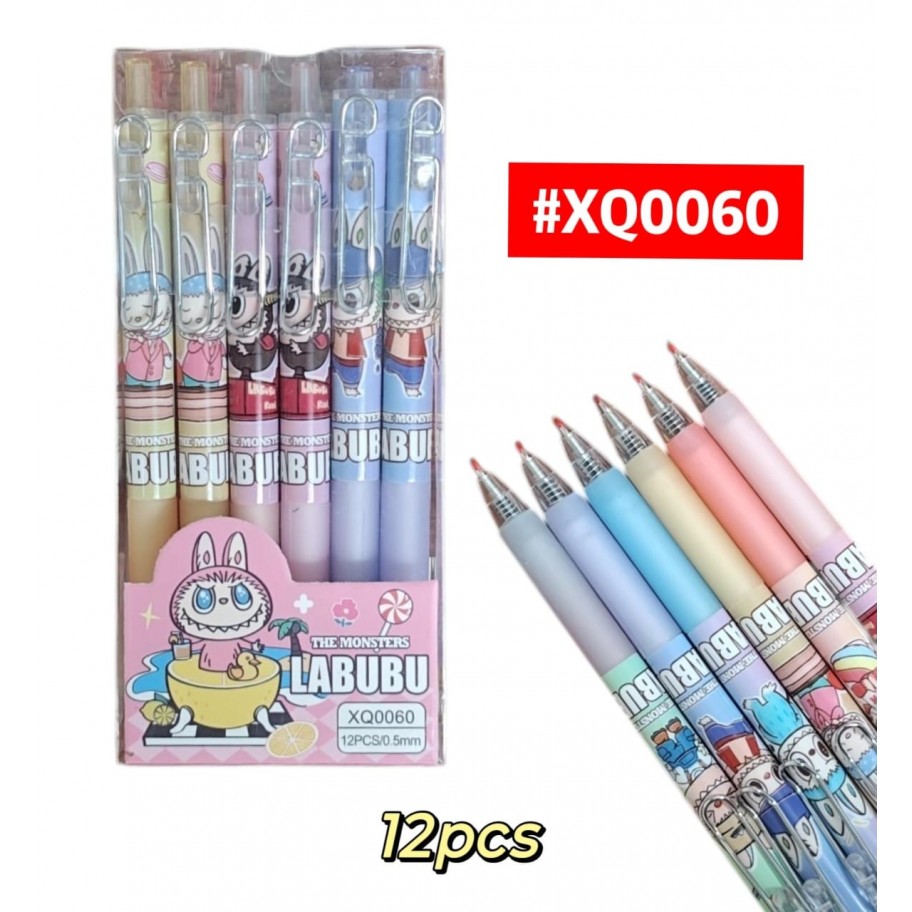 LAPICERO LABUBU 12uds #XQ0060 PROMO