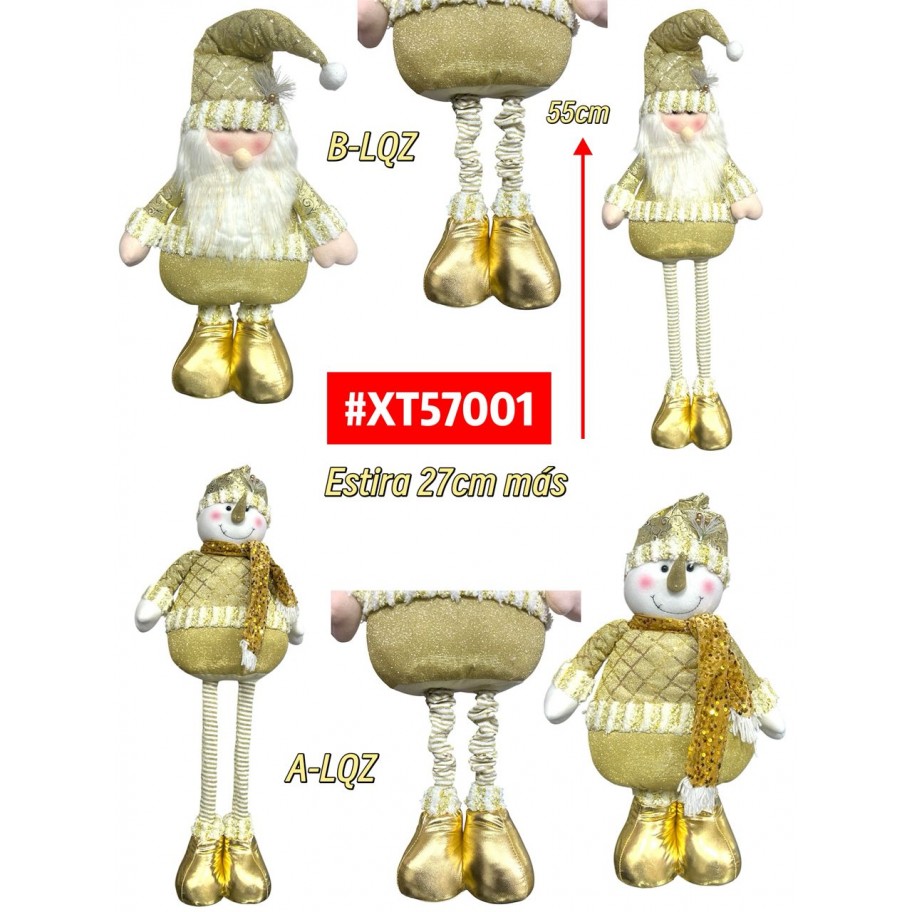 MUÑECO DE NAVIDAD AJUSTABLE 55cm #XT57001