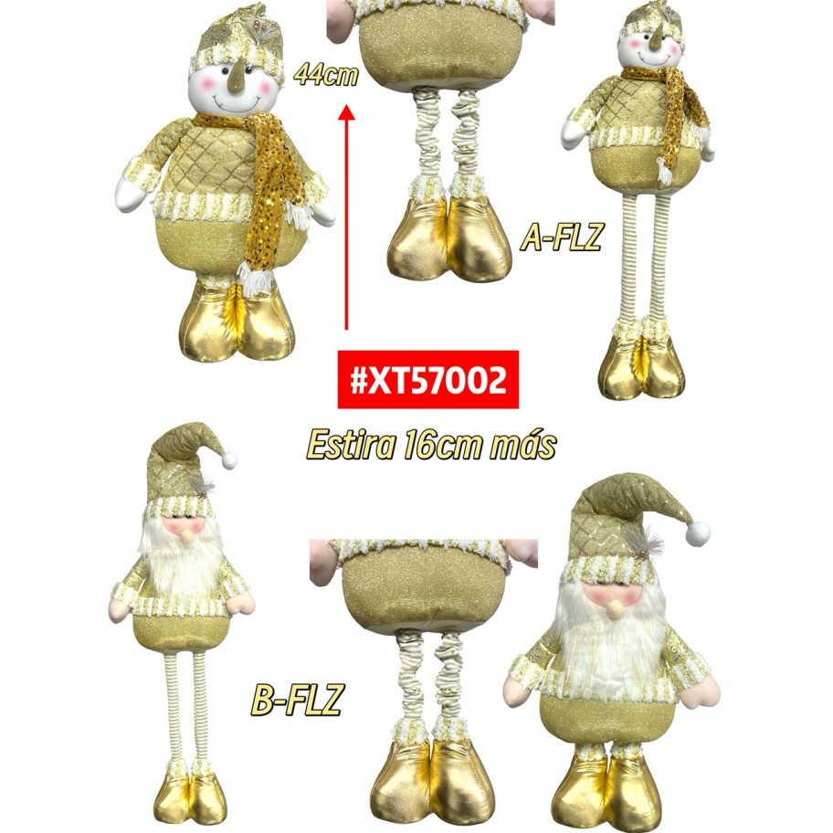 MUÑECO DE NAVIDAD AJUSTABLE 44cm #XT57002