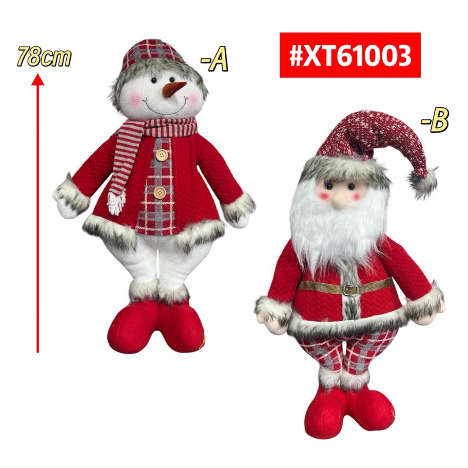 MUÑECO NAVIDEÑO 78cm #XT61003