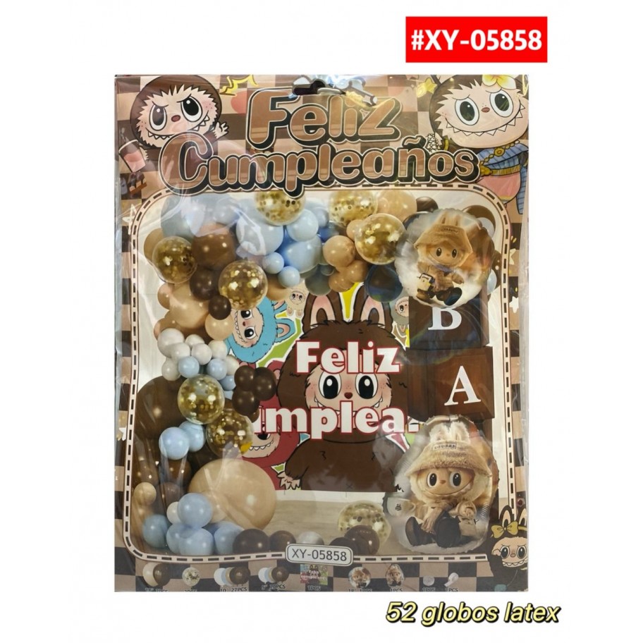 SET DE GLOBOS LABUBU #XY-05858