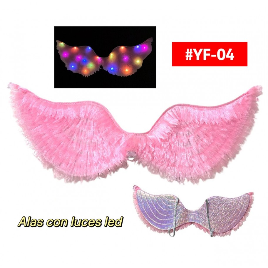 DISFRAZ ALAS CON LUCES LED #YF-04