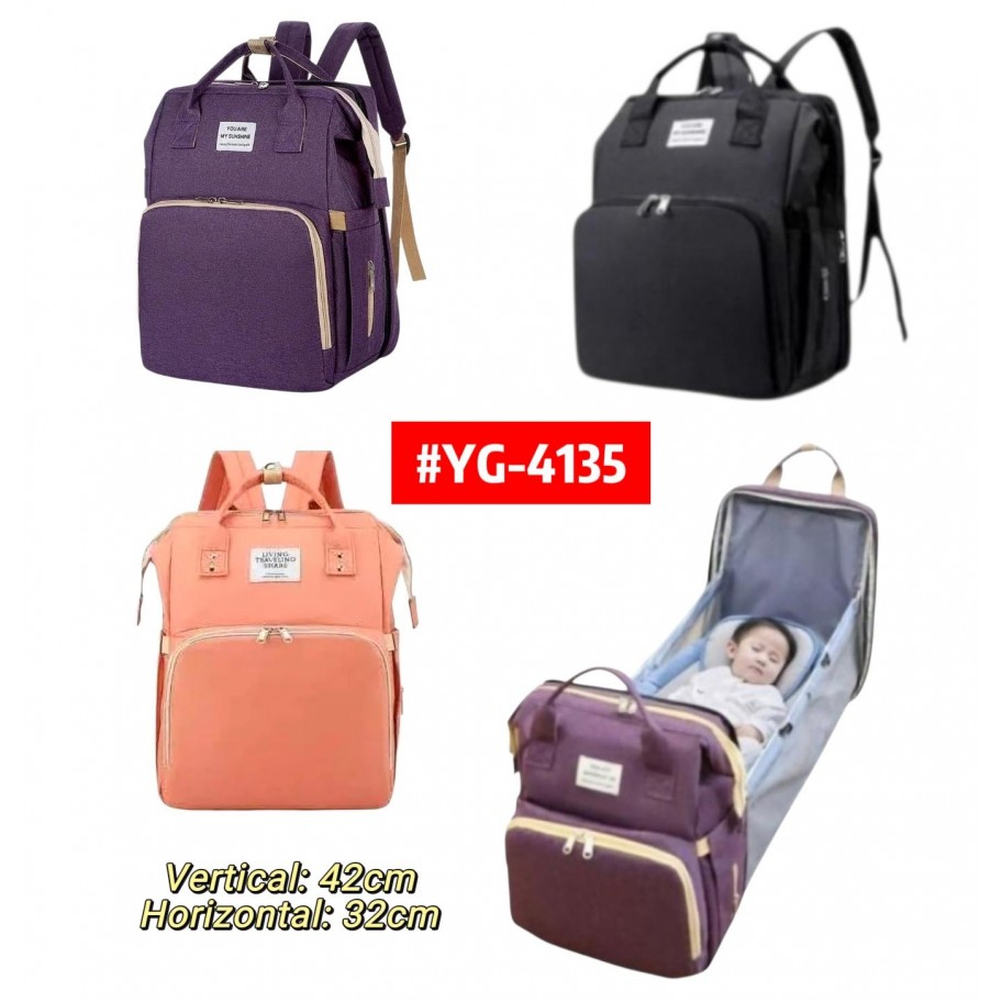  PAÑALERA CAMBIADOR UNICOLOR #YG-4135 PROMO