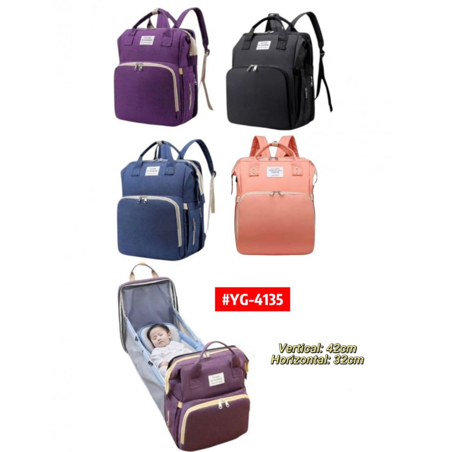  PAÑALERA CAMBIADOR UNICOLOR #YG-4135 PROMO