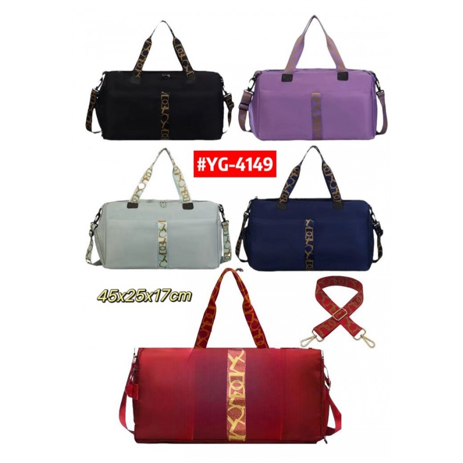 BOLSO VIAJERO UNICOLOR #YG-4149 PROMO