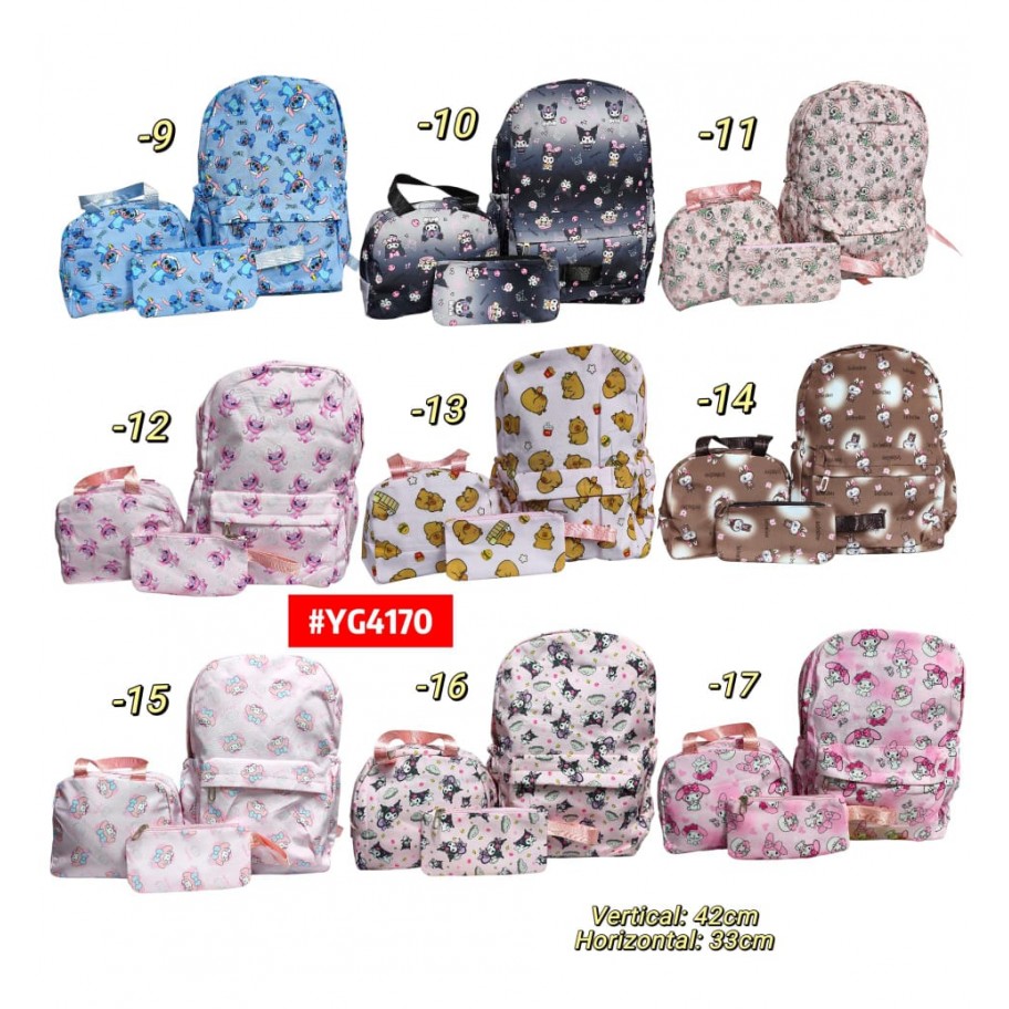 MORRAL TELA INFANTIL 3en1 #YG4170 P.U