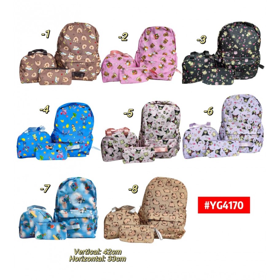 MORRAL TELA INFANTIL 3en1 #YG4170 P.U