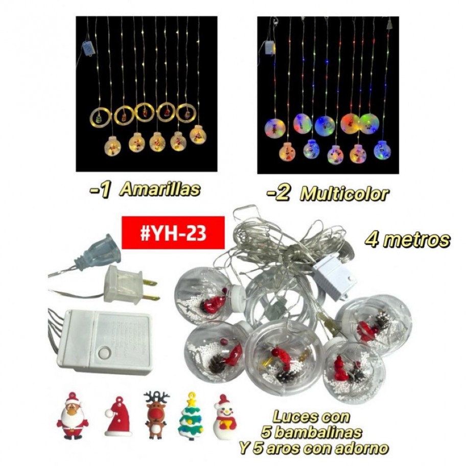 LUCES DE NAVIDAD BAMBALINAS #YH-23
