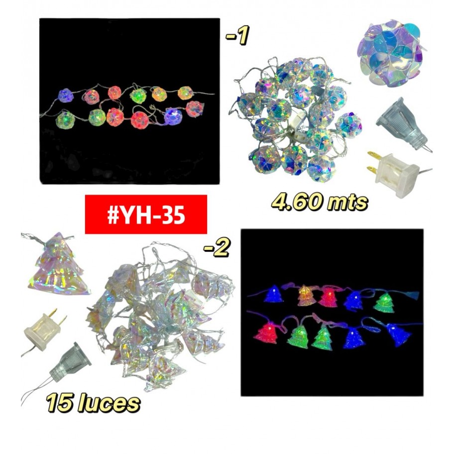 LUCES DE NAVIDAD CON FIGURAS #YH-35